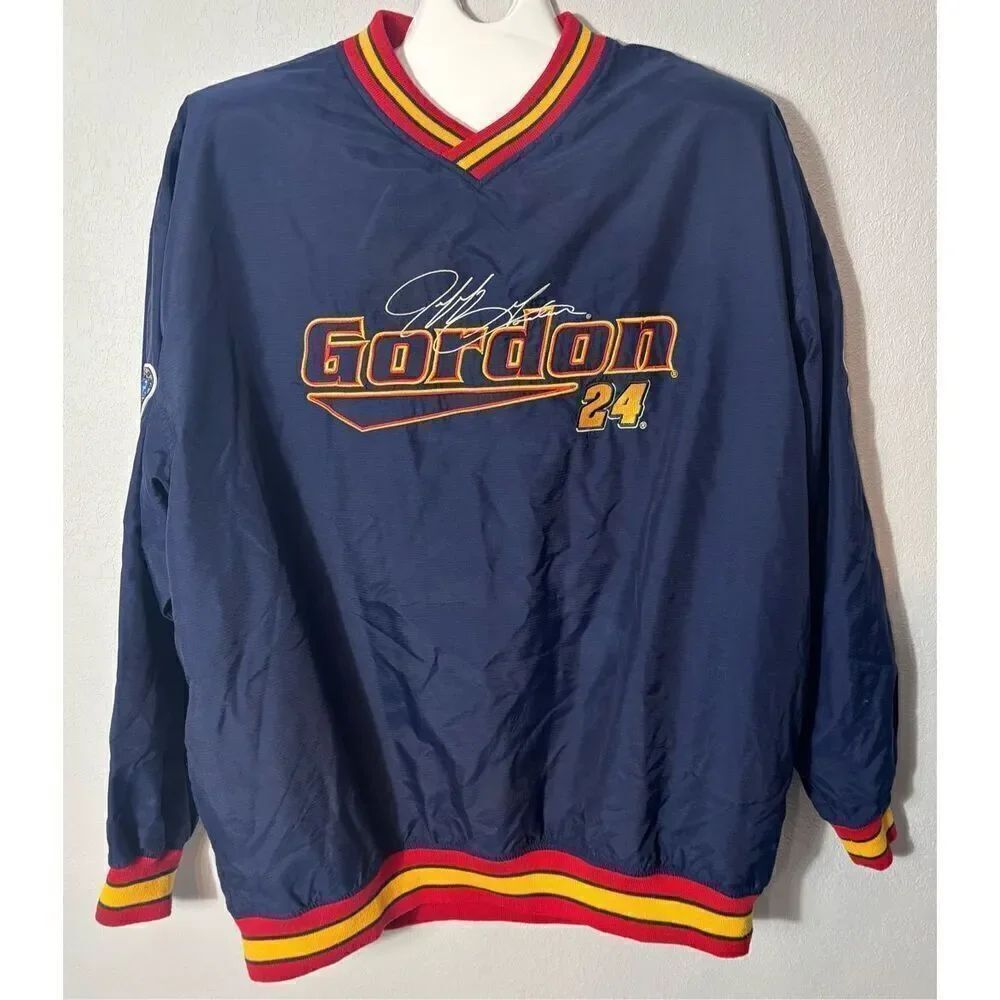 NASCAR Jeff Gordon #24: Chase Authentics Nylon Pullover Pre-Owned SIZE 2XL XXL